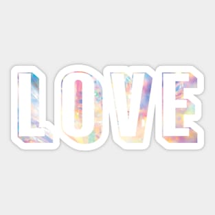 Love 3D Light Crystal Sticker